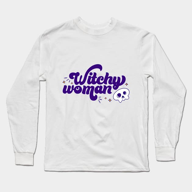 Witchy Woman Long Sleeve T-Shirt by KelleyDillon